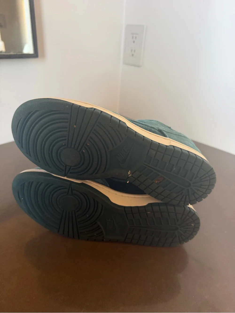 Women's Nike Teal Suede Low-Top Sneakers